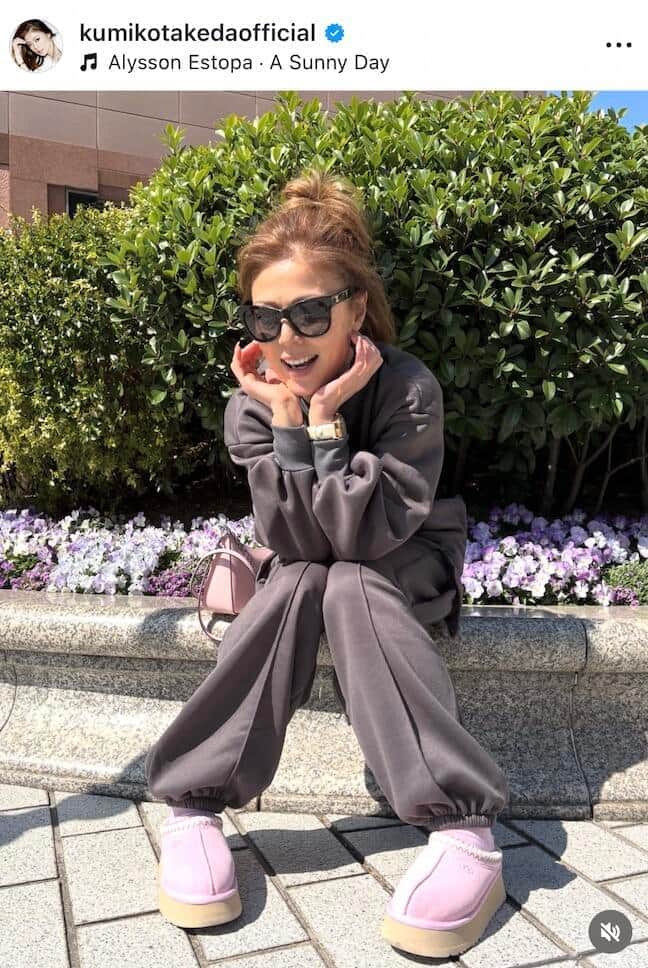 武田久美子さんのインスタグラム（＠kumikotakedaofficial）より