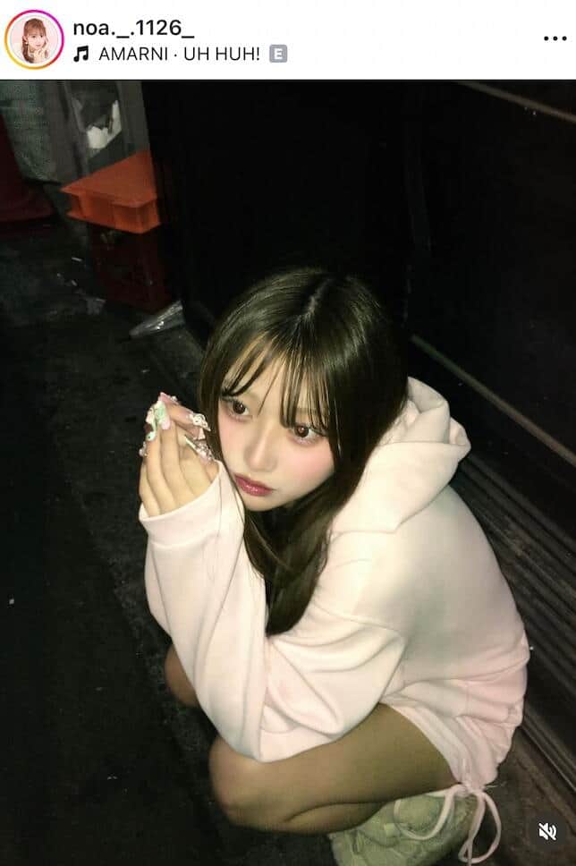 希空さんのインスタグラム（＠noa._.1126_）より