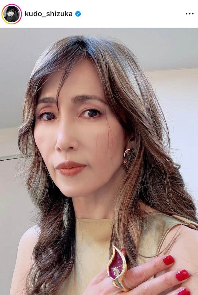 工藤静香さんのインスタグラム（＠kudo_shizuka）より