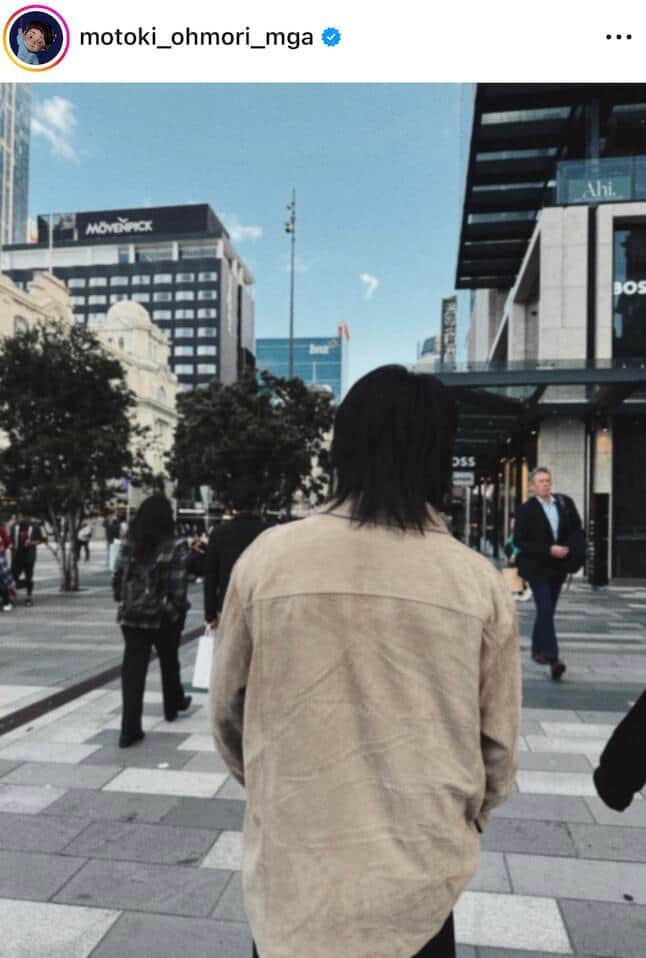 大森元貴さんのインスタグラム（＠motoki_ohmori_mga）より