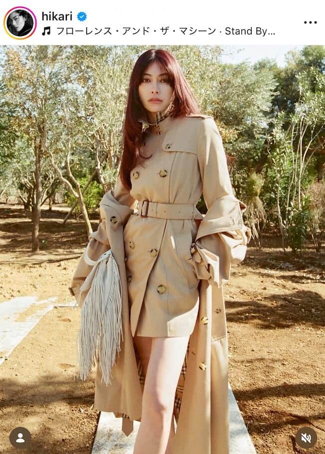 森星さんのインスタグラム（＠hikaria）より