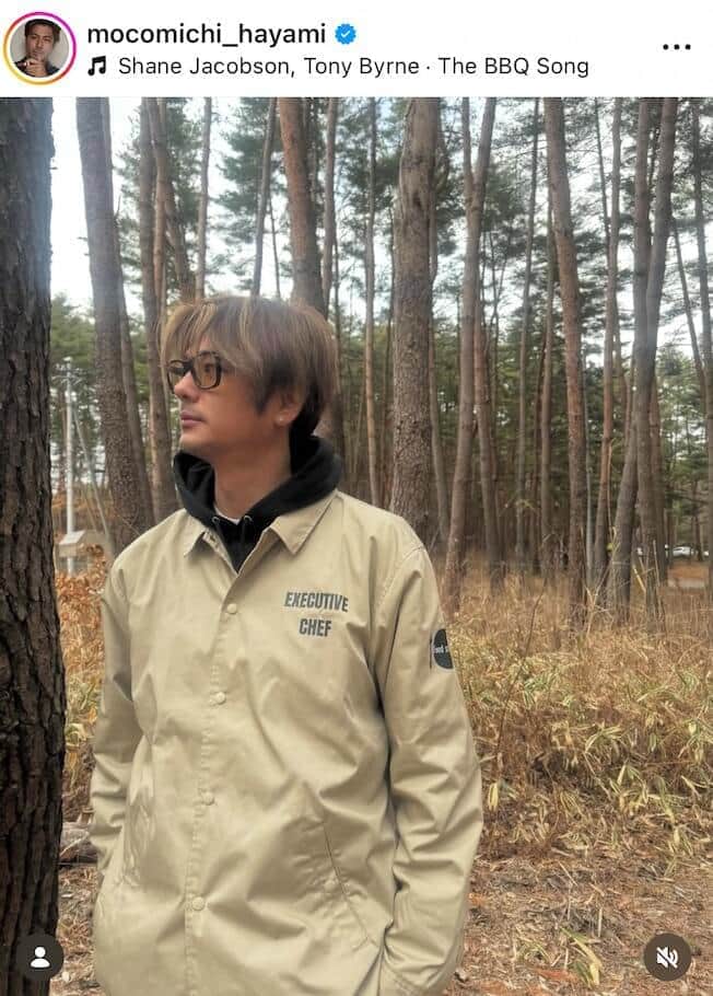 速水もこみちさんのインスタグラム（＠mocomichi_hayami）より