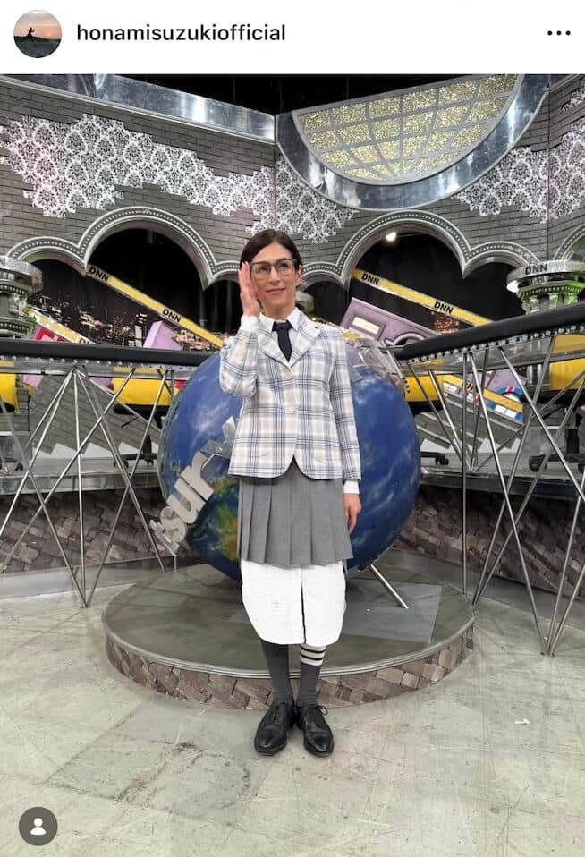 鈴木保奈美さんのインスタグラム（＠honamisuzukiofficial）より