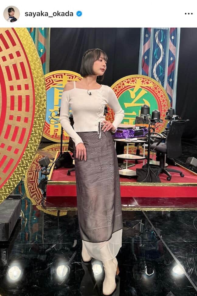 岡田紗佳さんのインスタグラム（＠sayaka_okada）より