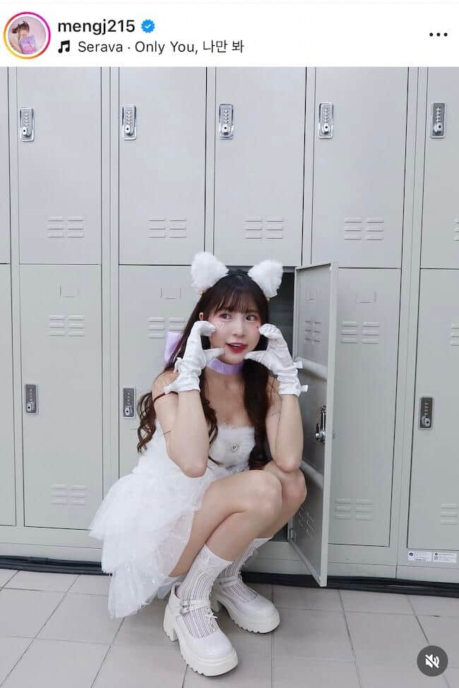 モンジェさんのインスタグラム（＠mengj215）より