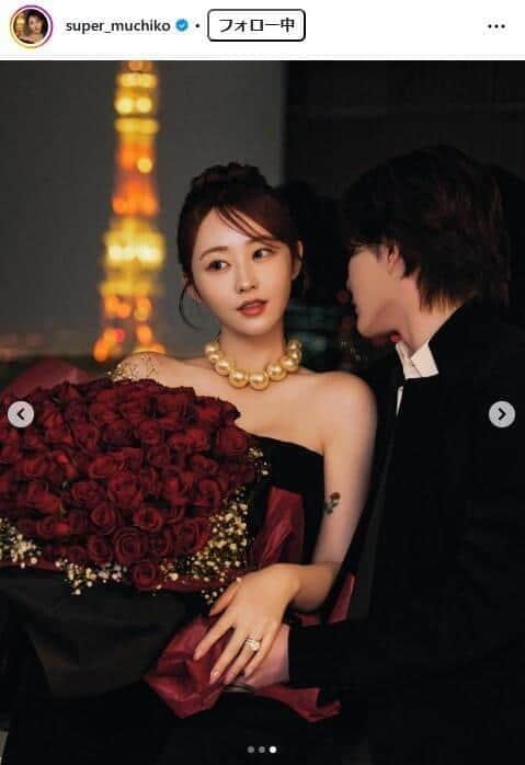 元シンママてんちむ、電撃婚・三崎優太＆息子の2ショ公開　「旦那ぱぱと」ベビーカーで家族お出かけ