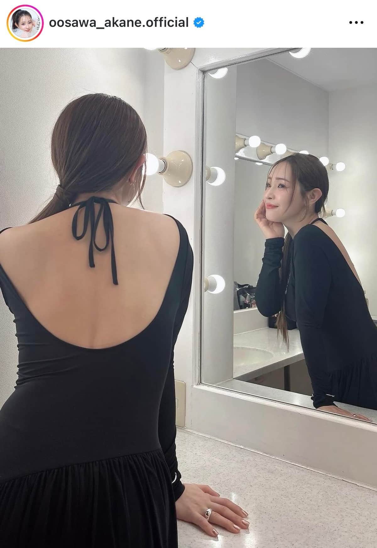 大沢あかねさんのインスタグラム（＠oosawa_akane.official）より