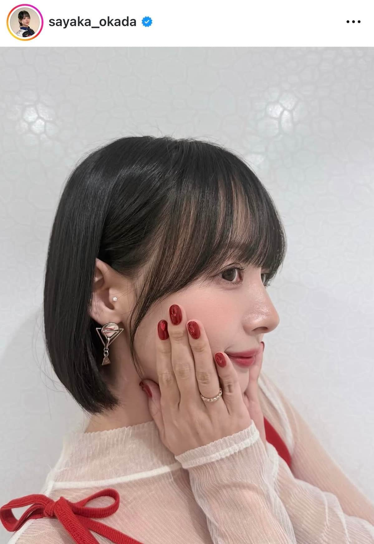 岡田紗佳さんのインスタグラム（＠sayaka_okada）より