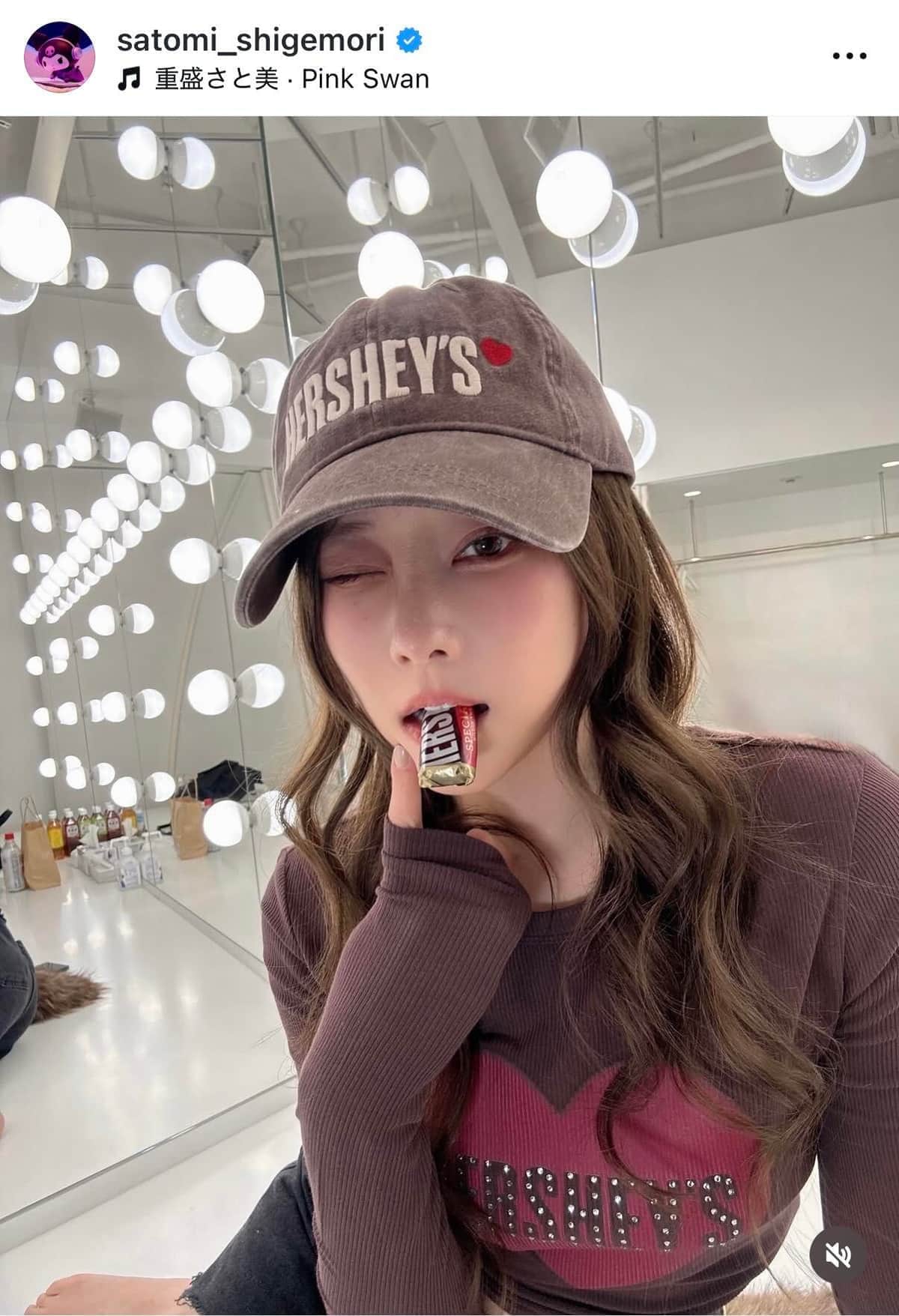 重盛さと美さんのインスタグラム（＠satomi_shigemori）より
