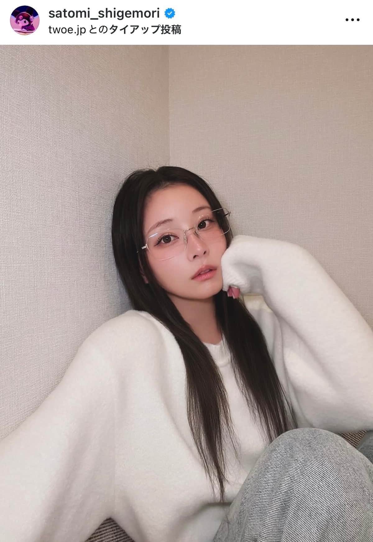 重盛さと美さんのインスタグラム（＠satomi_shigemori）より

