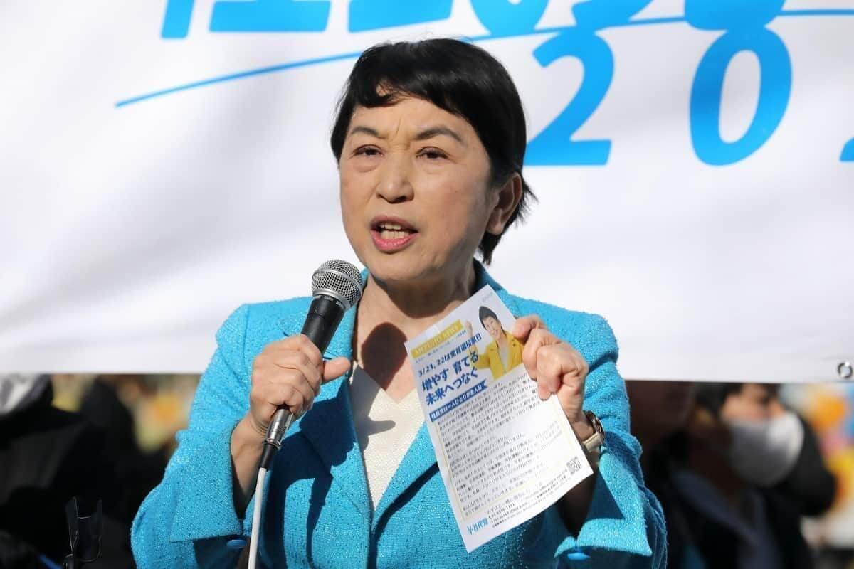 社会民主党党首の福島瑞穂氏