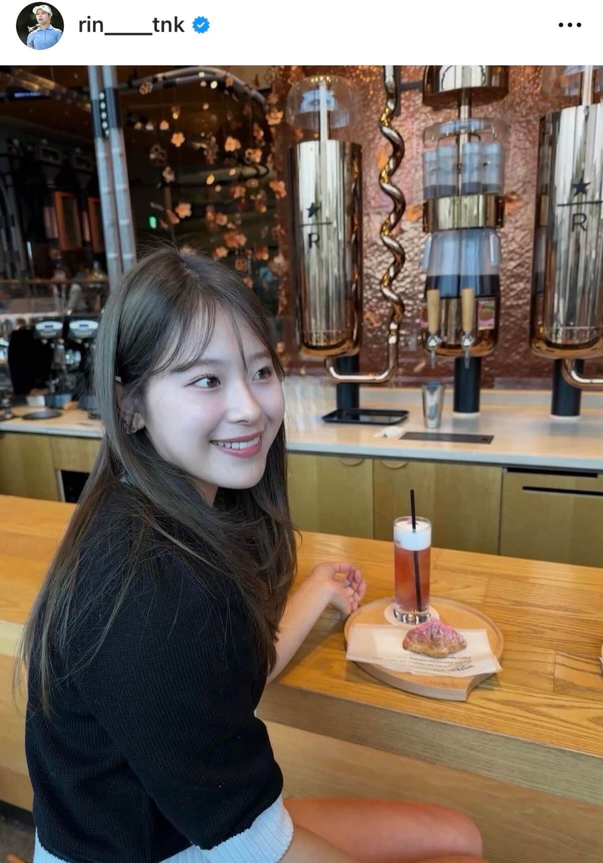 吉田鈴選手のインスタグラム（＠rin____tnk）より