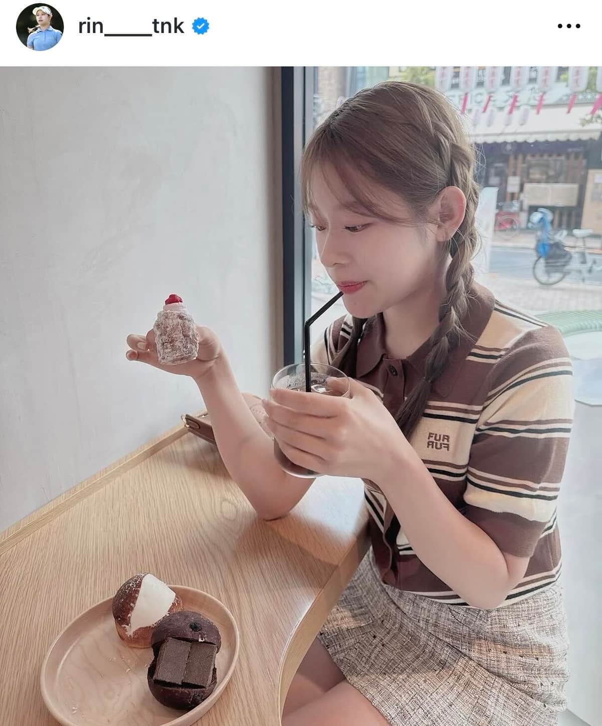 吉田鈴選手のインスタグラム（＠rin____tnk）より