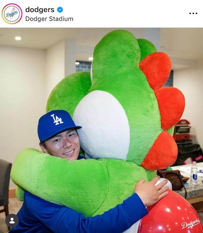 ロサンゼルス・ドジャース公式インスタグラム（＠dodgers）より