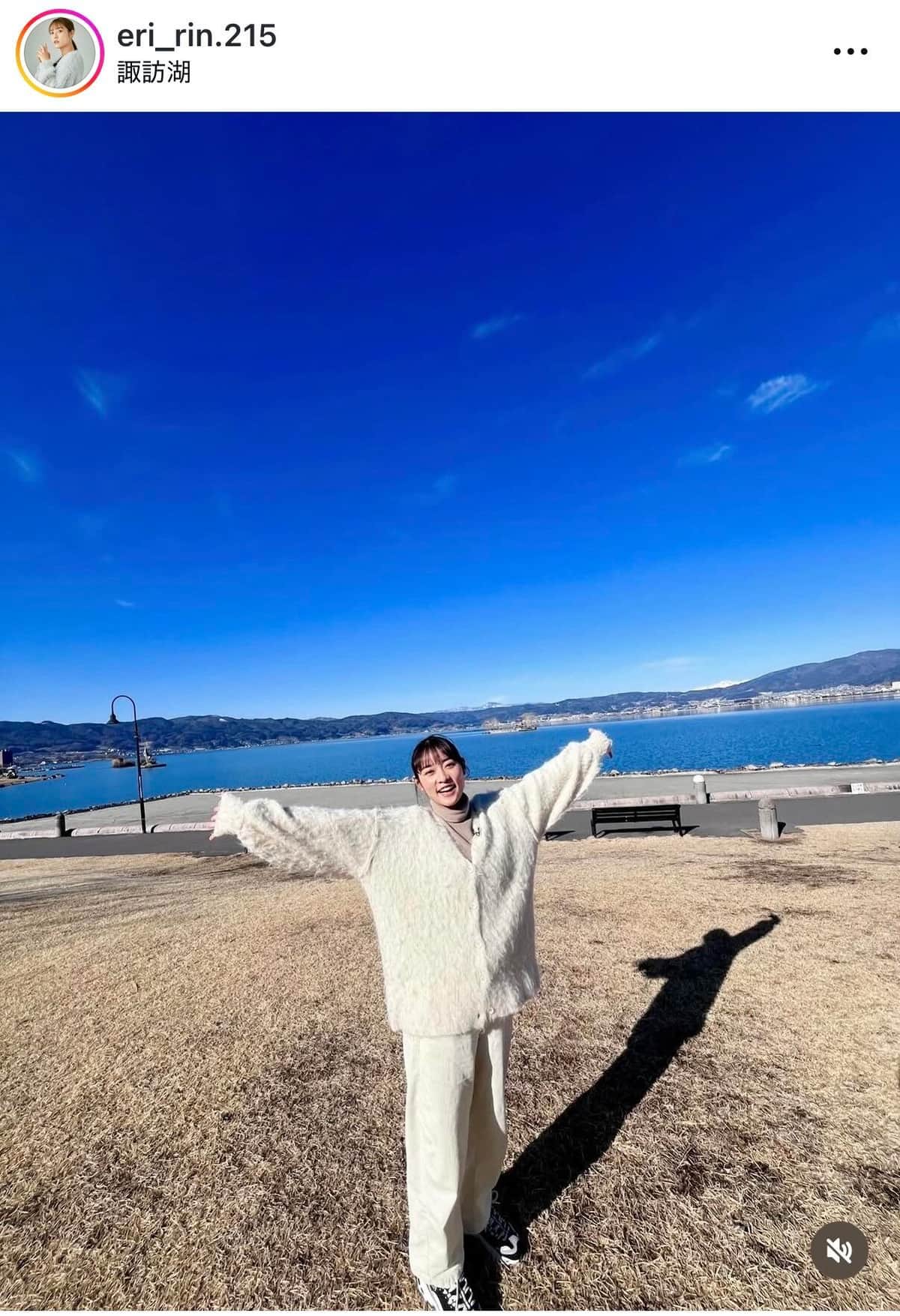 恵理さんのインスタグラム（＠eri_rin.215）より
