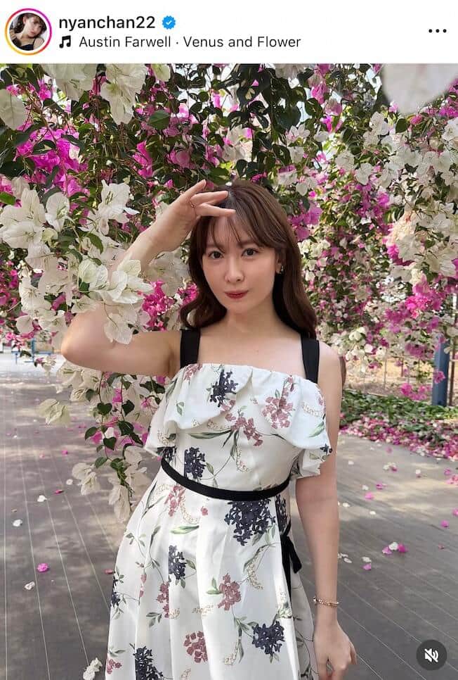 小嶋陽菜さんのインスタグラム（＠nyanchan22）