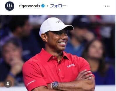 自動車運転では連続OBのウッズ選手。タイガー・ウッズさんのインスタグラム（＠tigerwoods）より
