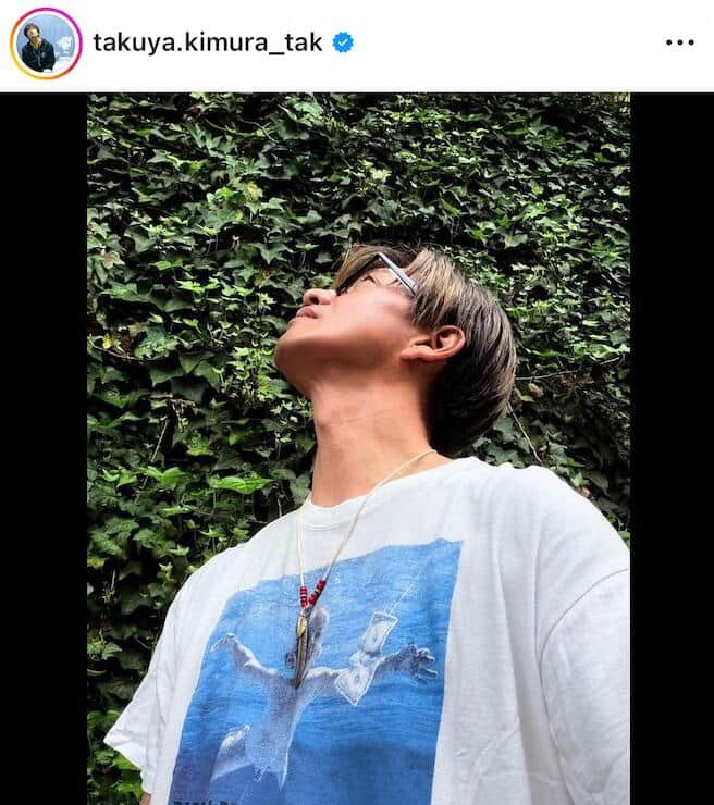 木村拓哉さんのインスタグラム（＠takuya.kimura_tak）より