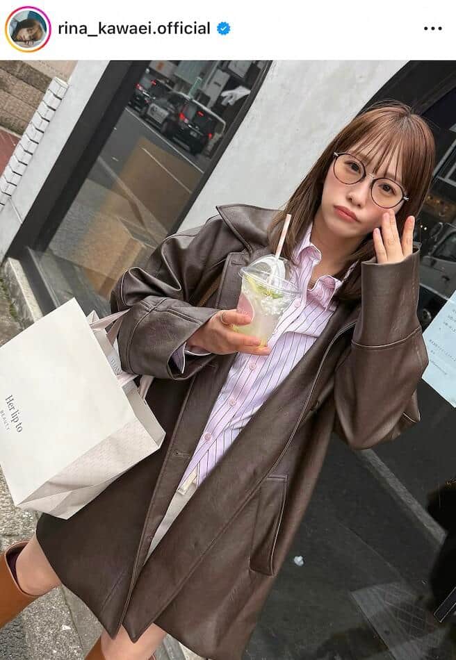川栄李奈さんのインスタグラム（＠rina_kawaei.official）より