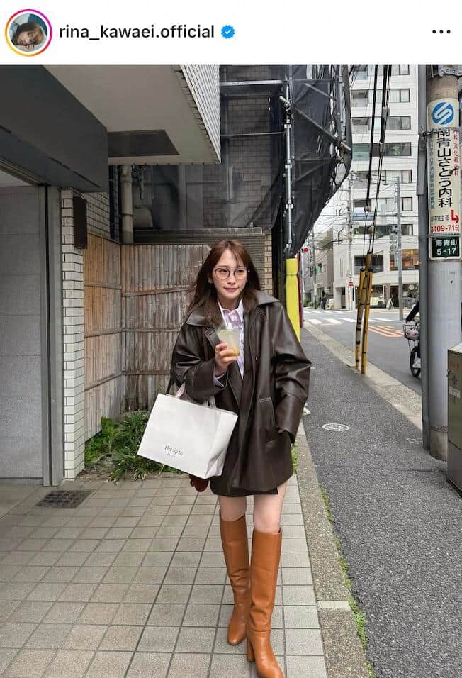川栄李奈さんのインスタグラム（＠rina_kawaei.official）より