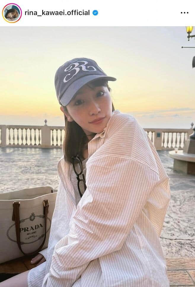 川栄李奈さんのインスタグラム（＠rina_kawaei.official）より