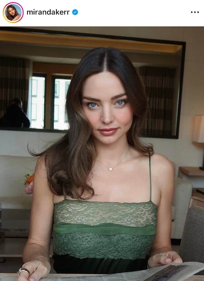 ミランダ・カーさんのインスタグラム（＠mirandakerr）より