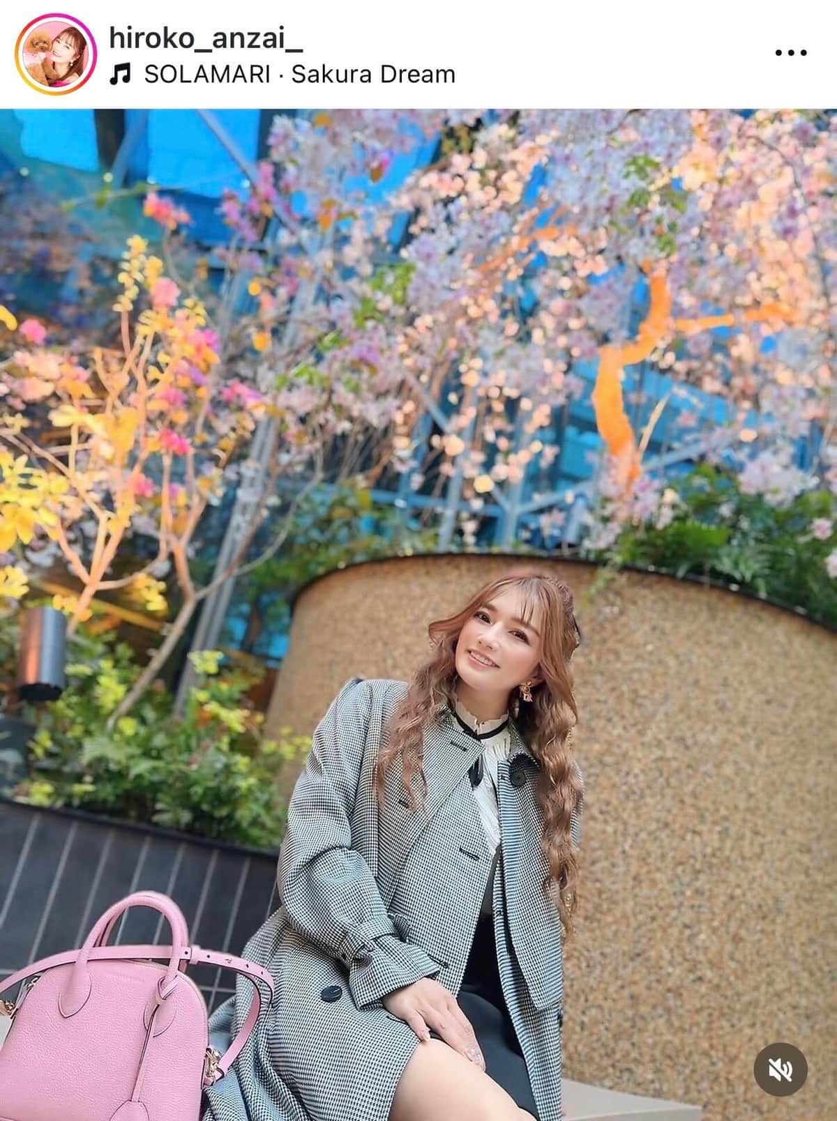 安西ひろこさんのインスタグラム（＠hiroko_anzai_）より