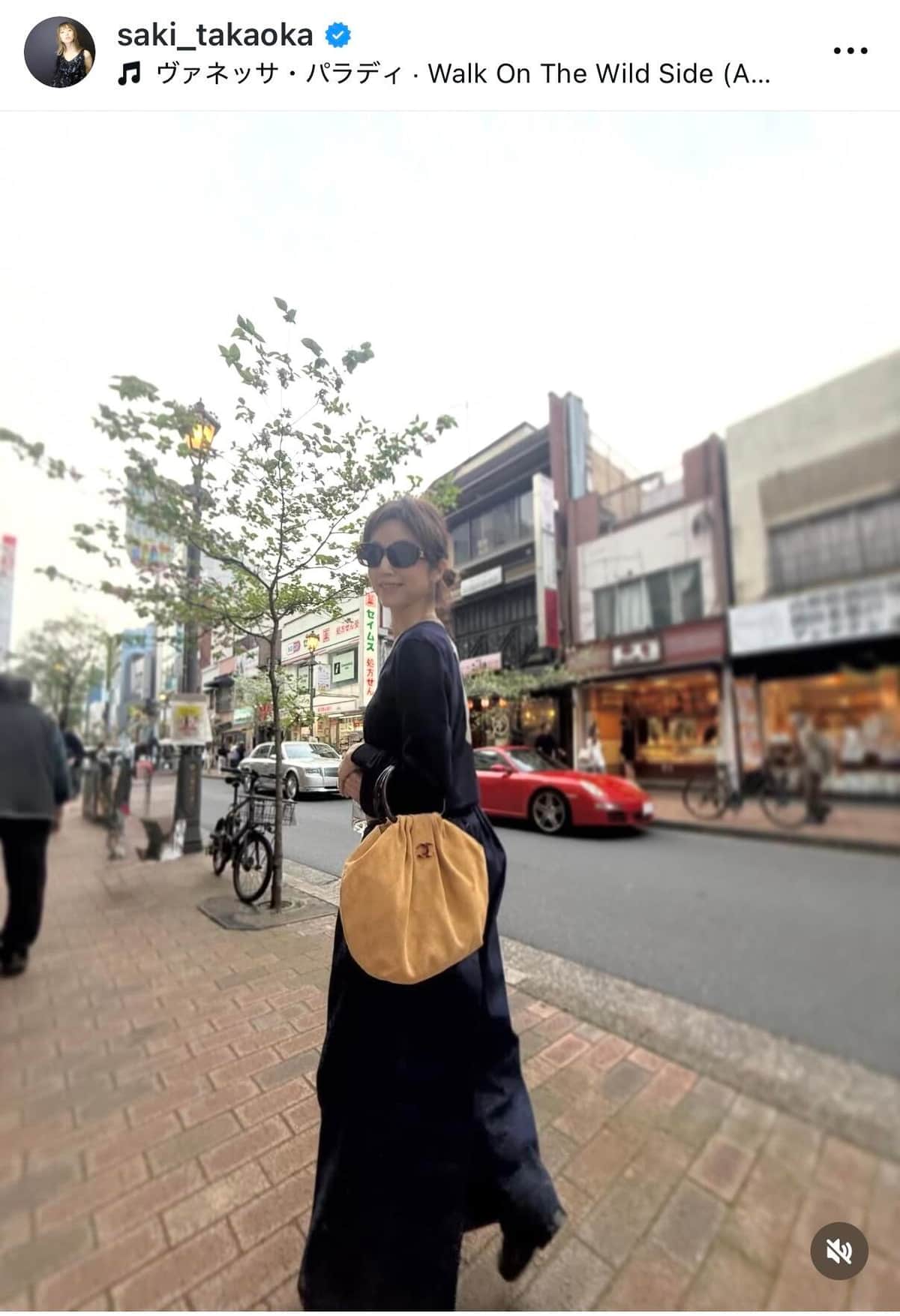 高岡早紀さんのインスタグラム（＠saki_takaoka）より
