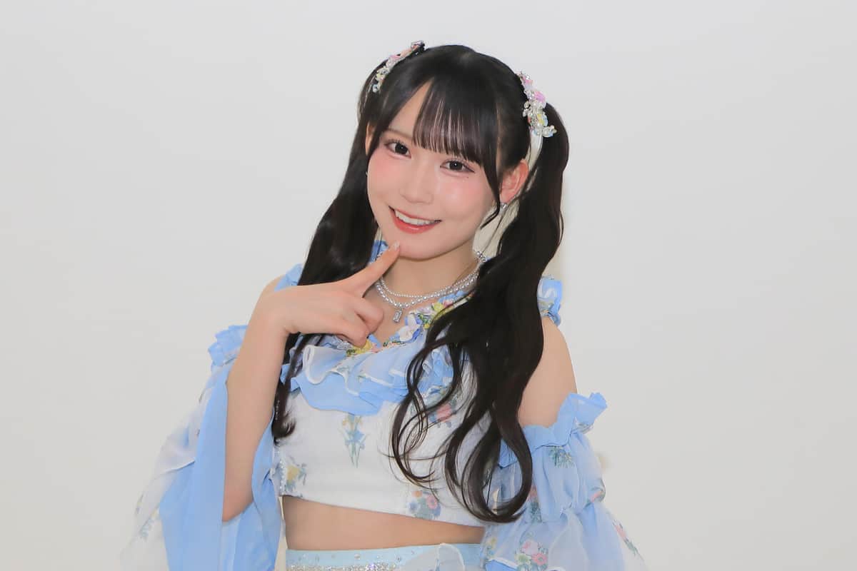 大村杏さん。初めてセンターに抜擢された