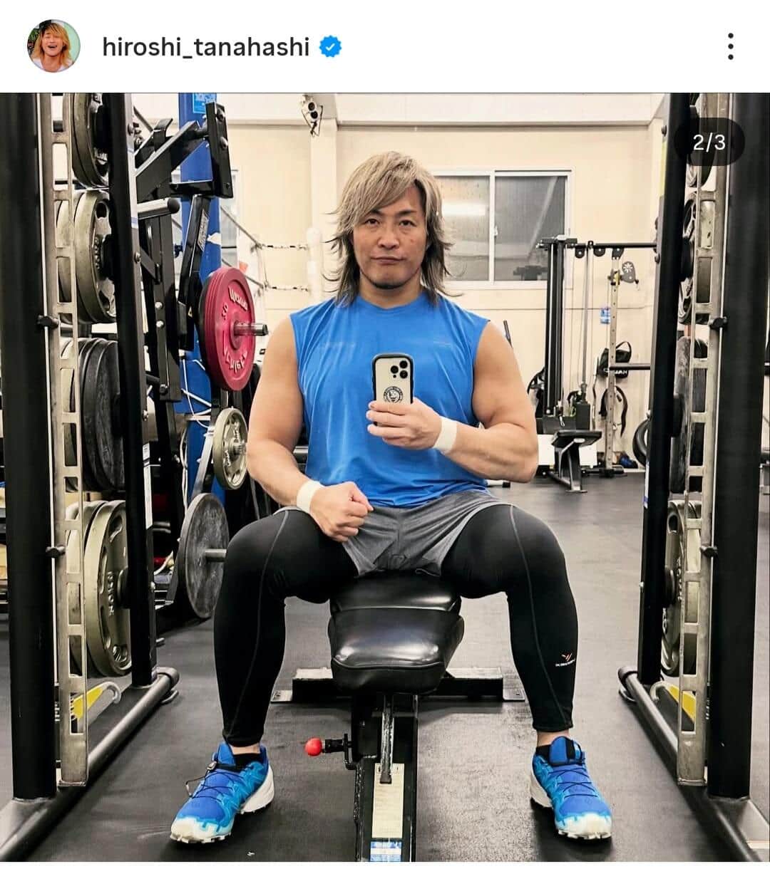 棚橋弘至さんのインスタグラム（＠hiroshi_tanahashi）より