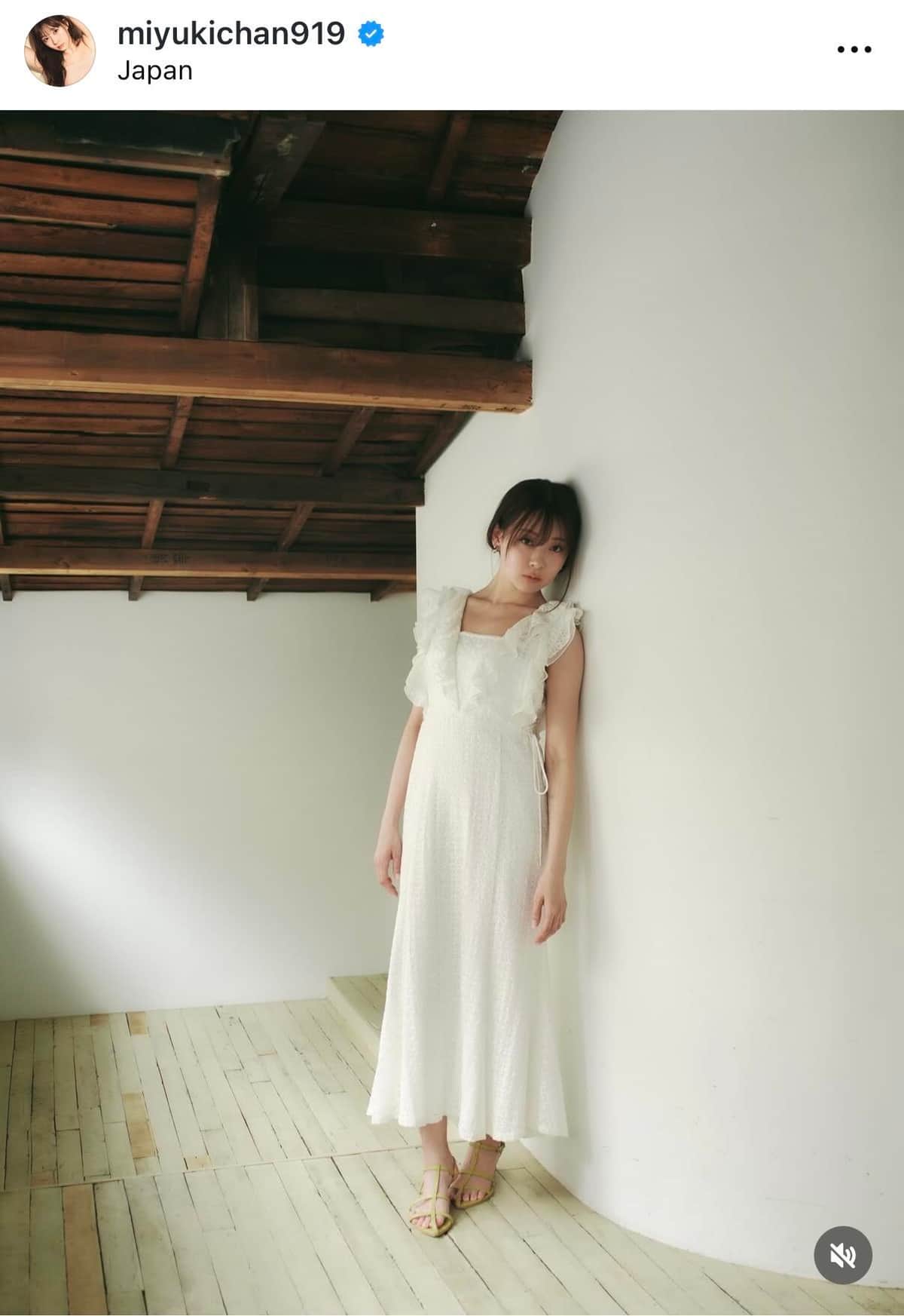 渡辺美優紀さんのインスタグラム（＠miyukichan919）より