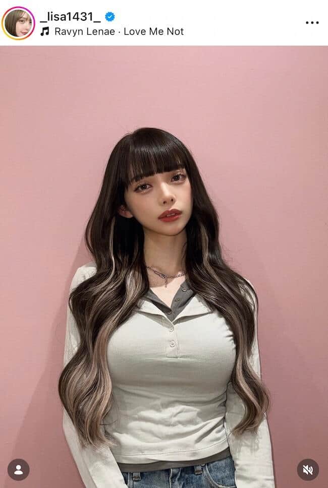 渡辺リサさんのインスタグラム（＠_lisa1431_）より