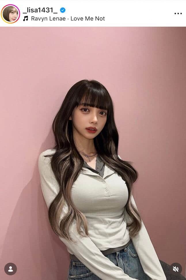 渡辺リサさんのインスタグラム（＠_lisa1431_）より