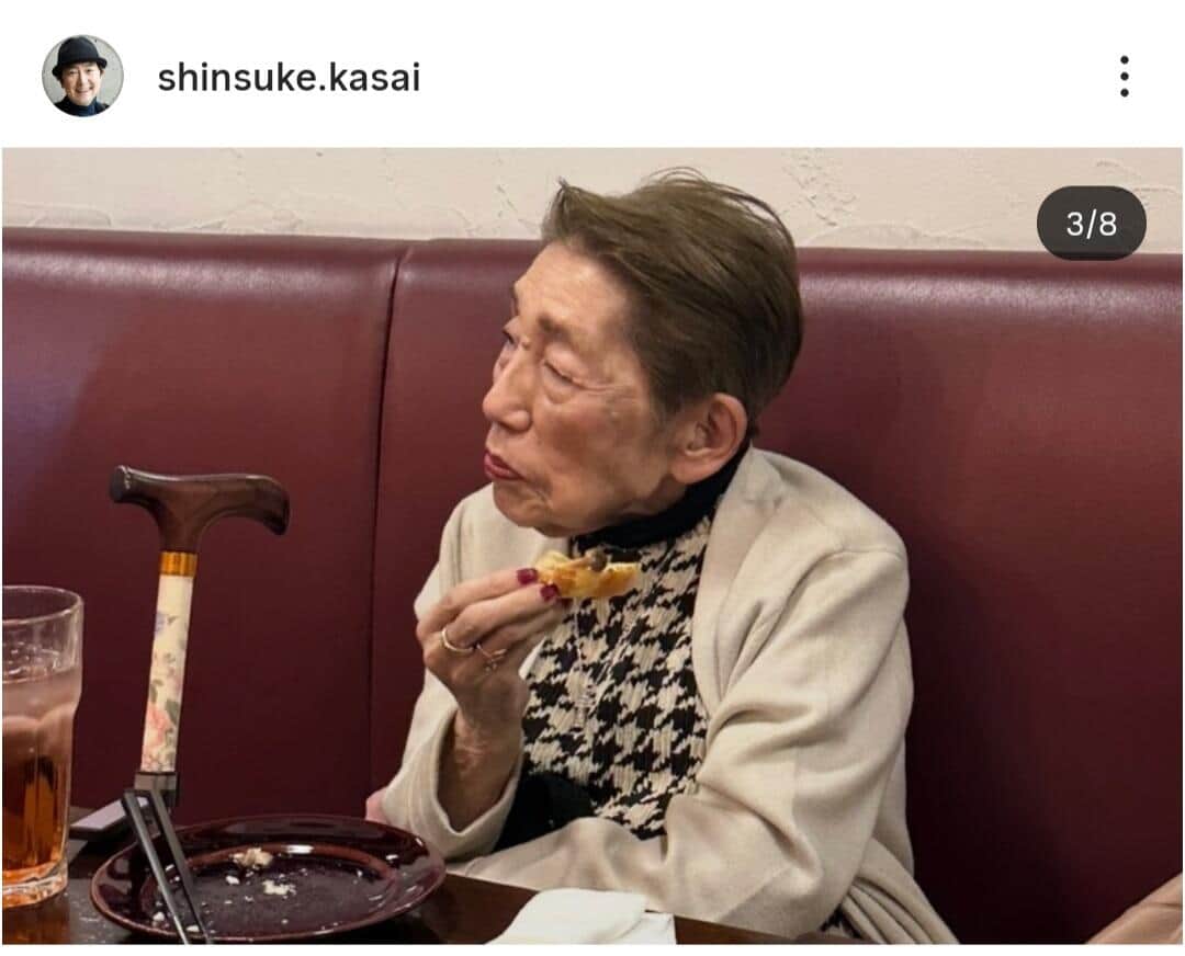 笠井信輔さんのインスタグラム（＠shinsuke.kasai）より