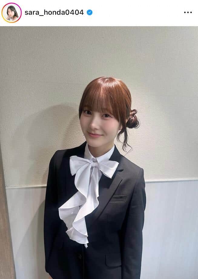 本田紗来さんのインスタグラム（＠sara_honda0404）より