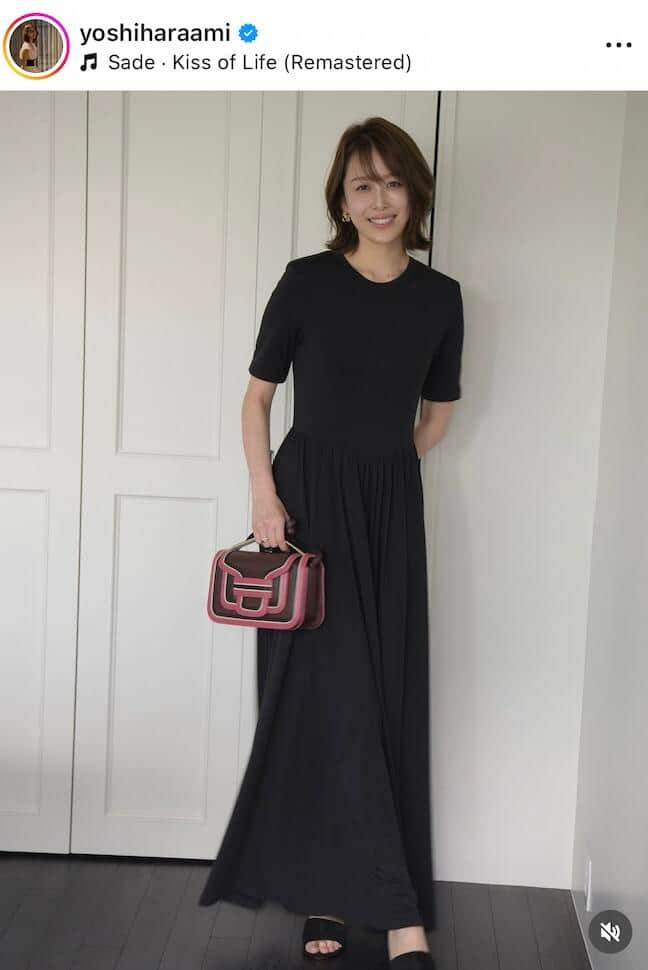 良原安美さんのインスタグラム（＠yoshiharaami）より