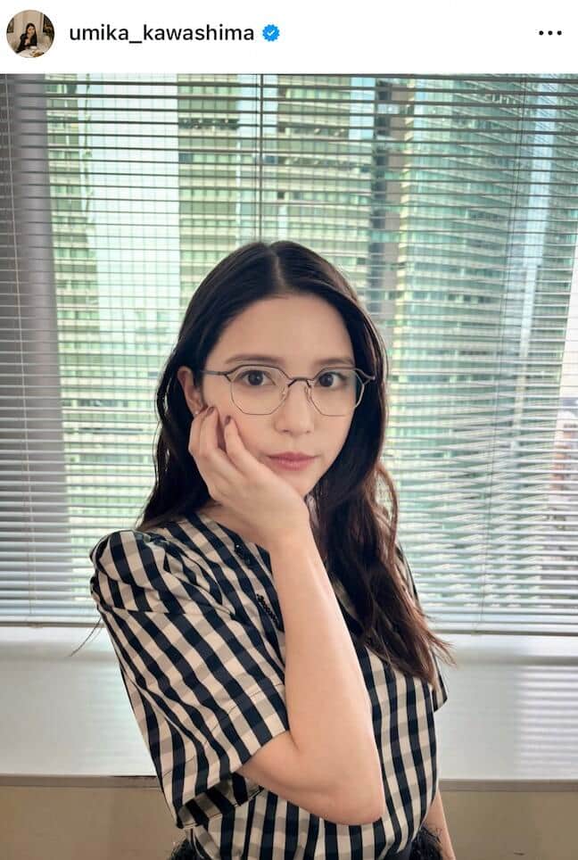 川島海荷さんのインスタグラム（＠umika_kawashima）より
