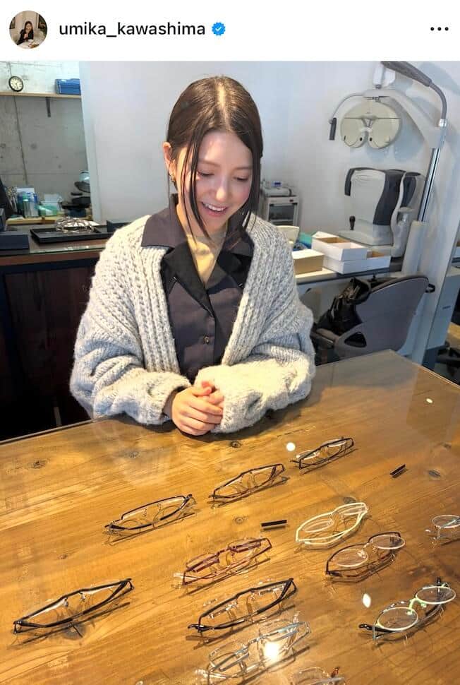 川島海荷さんのインスタグラム（＠umika_kawashima）より
