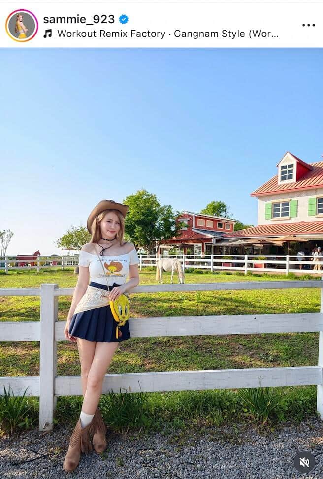 サミーさんのインスタグラム（＠sammie_923）より