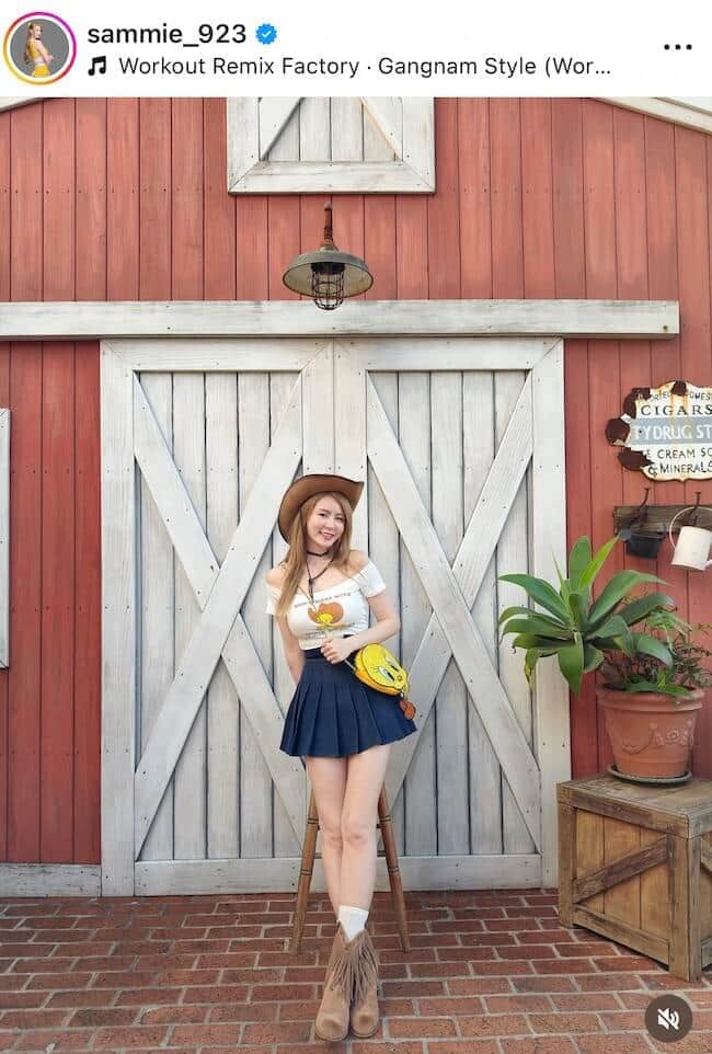 サミーさんのインスタグラム（＠sammie_923）より