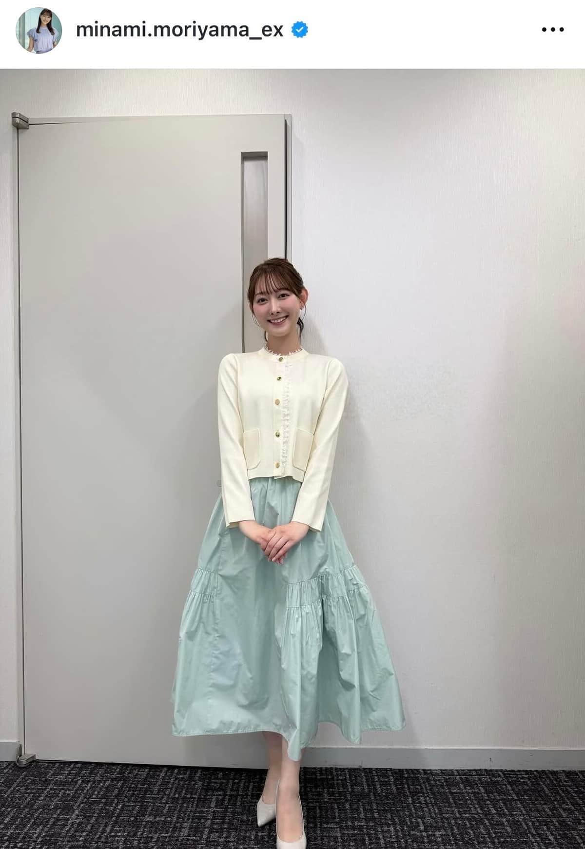 森山みなみさんのインスタグラム（＠minami.moriyama_ex）より
