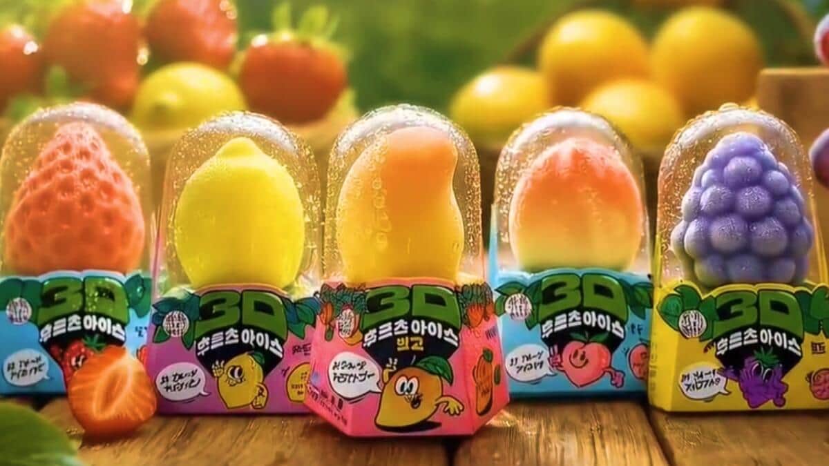 「3Dフルーツアイス」（Gold Starの親会社ジェリービーンズグループのプレスリリースより）