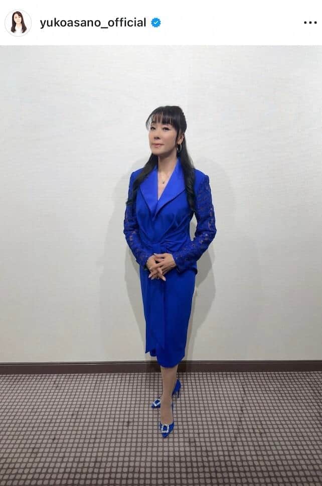 浅野ゆう子さんのインスタグラム（＠yukoasano_official）より