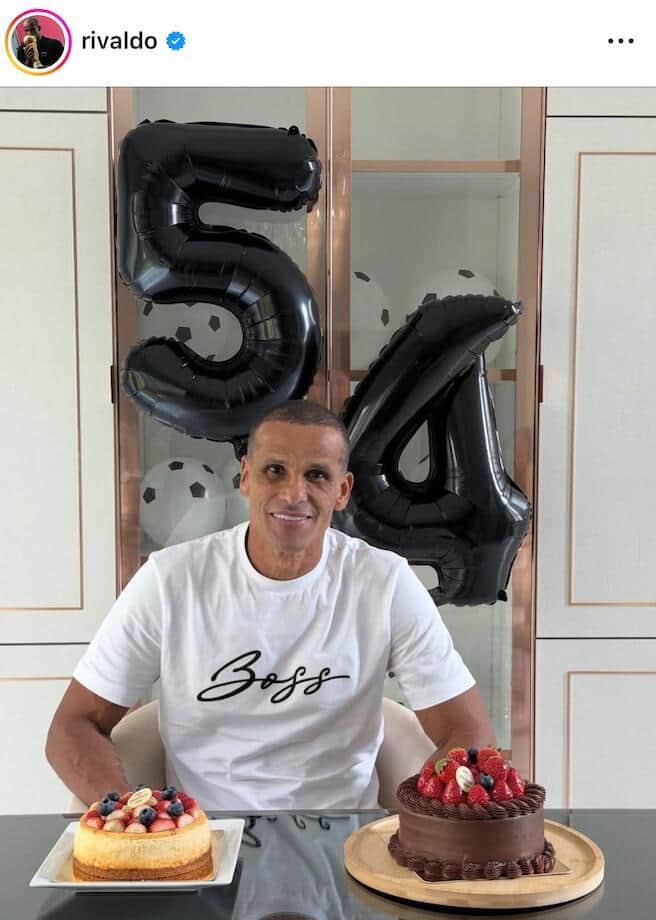 リバウドさんのインスタグラム（＠rivaldo）より