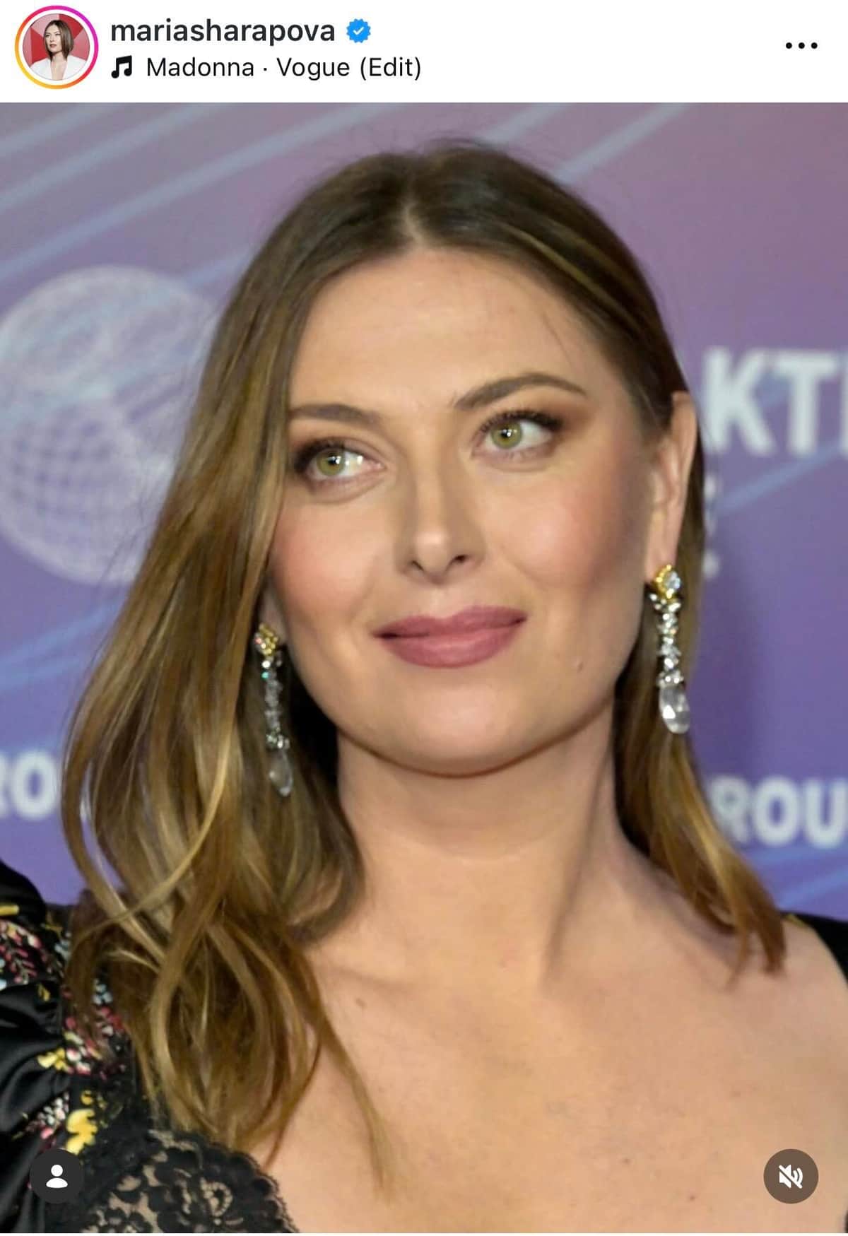 マリア・シャラポワさんのインスタグラム（＠mariasharapova）より
