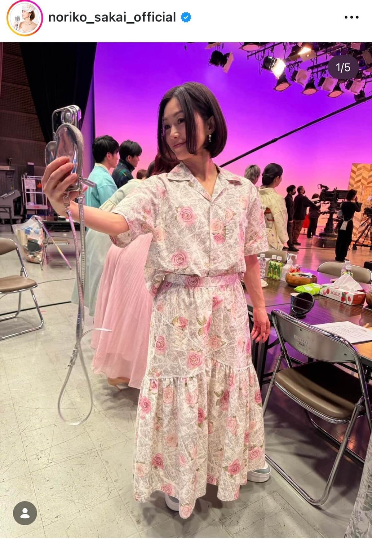 酒井法子さんのインスタグラム（＠noriko_sakai_official）より

