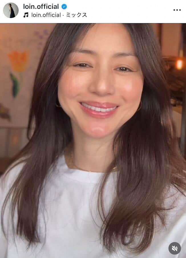 井川遥さんのインスタグラム（＠loin.official）より