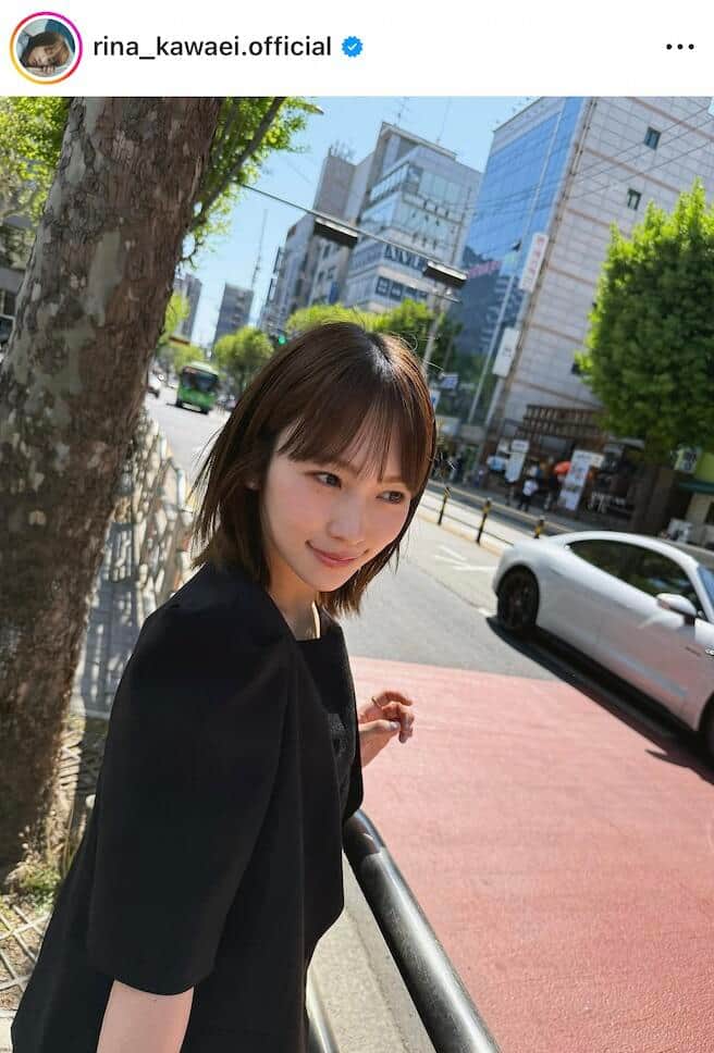 川栄李奈さんのインスタグラム（＠rina_kawaei.official）より