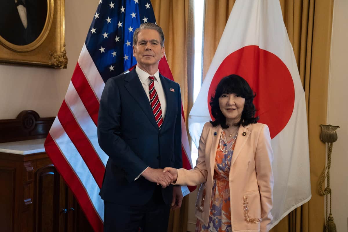 先月にも来日し片山財務大臣と会談（ベッセント長官の公式X（@SecScottBessent）より）