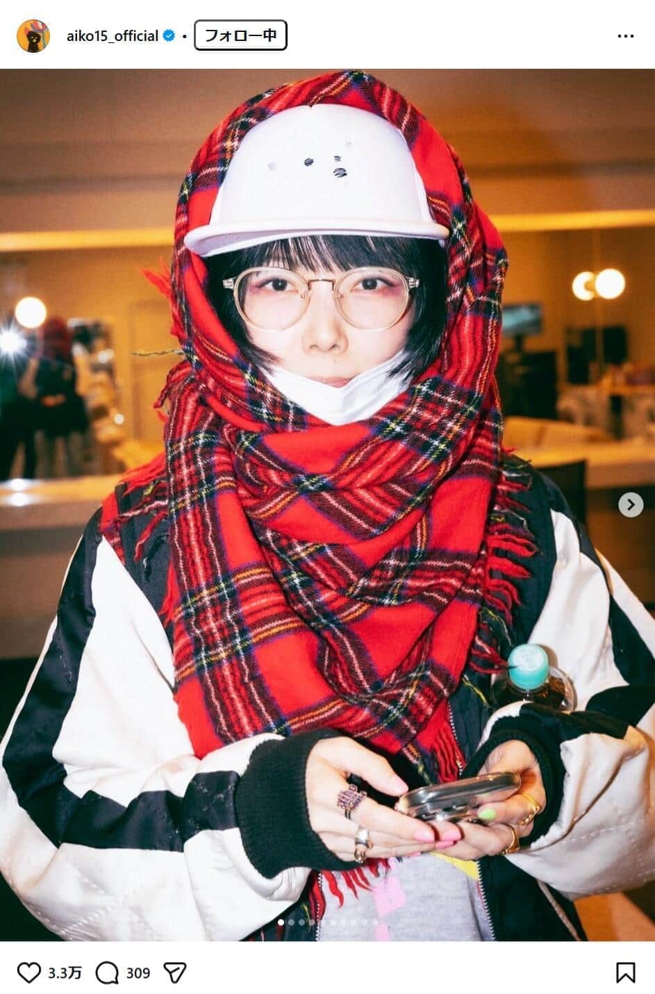 aikoのライブ中に前席の男性が倒れこむ→「まさかの人物」と判明　ファン安心「無事でよかった」